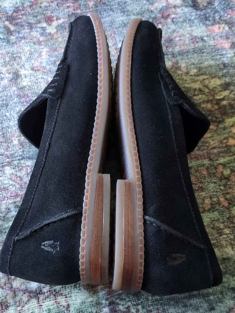Hush Puppies Suede Penny Loafers 9.5 Wide